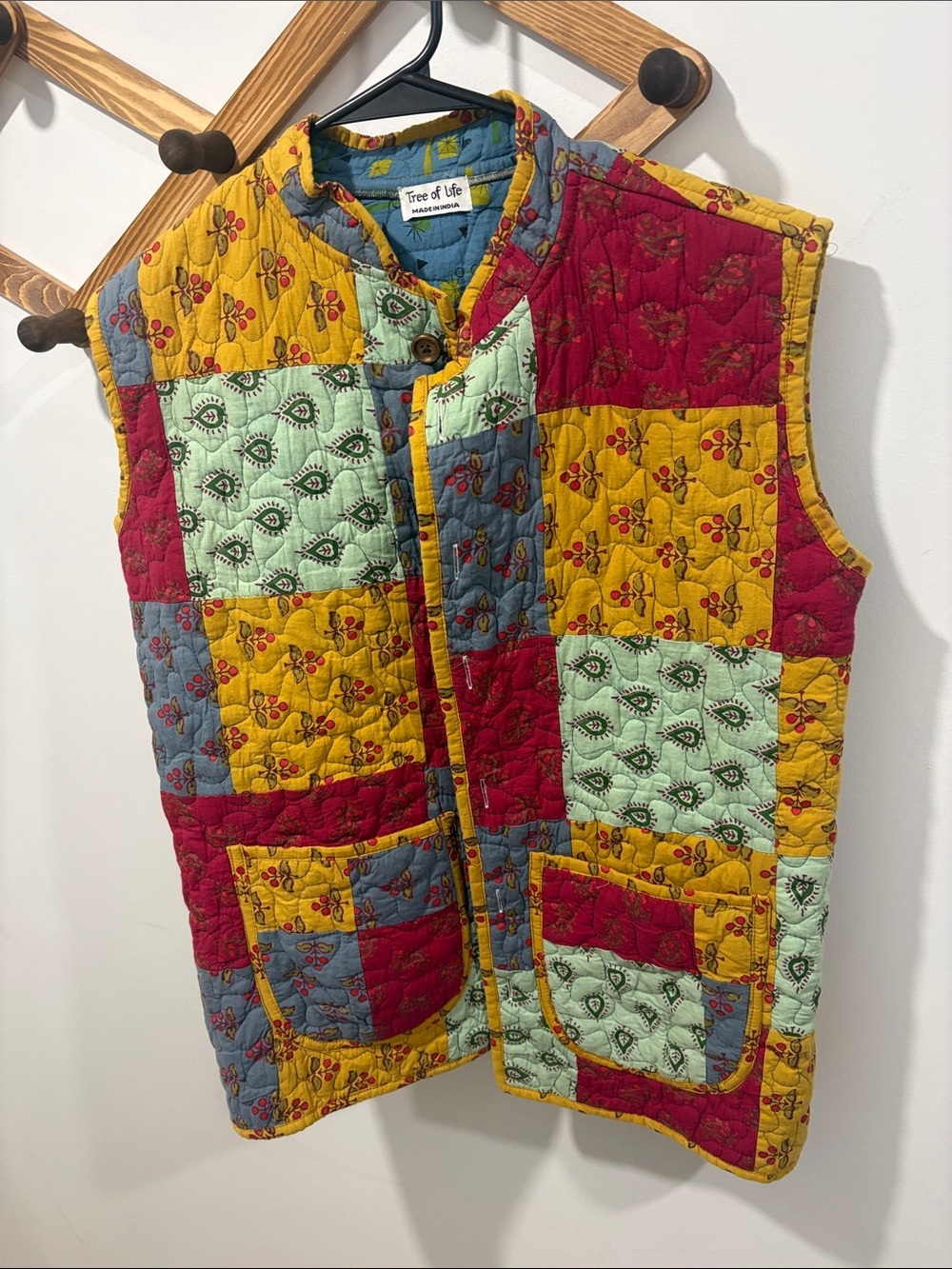 Tree of life brand cotton quilt vest